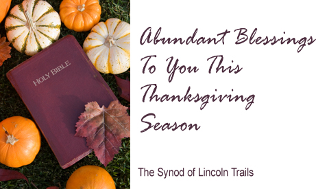 Abundant Blessings to You This Thanksgiving Season