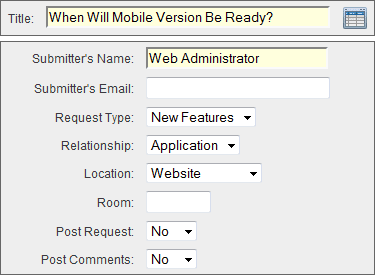 Add New Request Add New Request