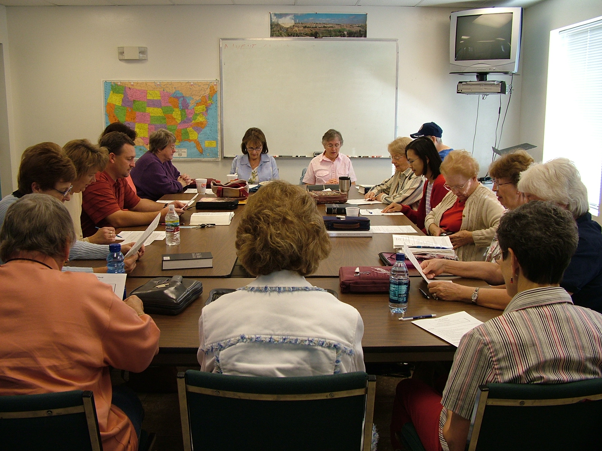 Pastor Ron Koehler leading the Women's Bible Study
